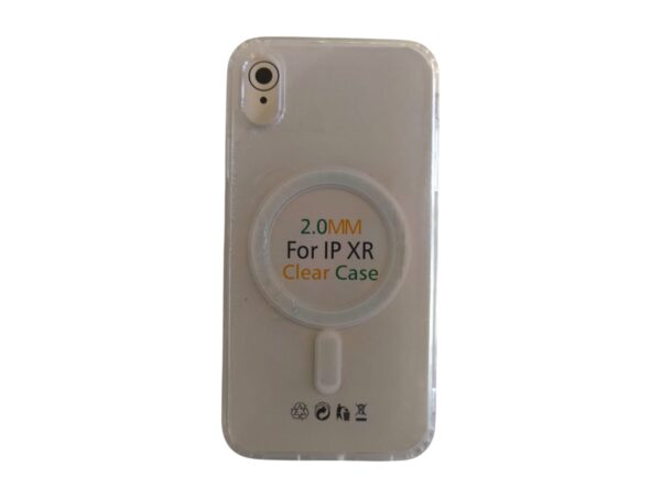 I PHONE XR MAGNETIC CLEAR COVER
