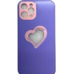 I PHONE 12 PRO HEART SHAPE LOGO CUT GIRLISH COVER