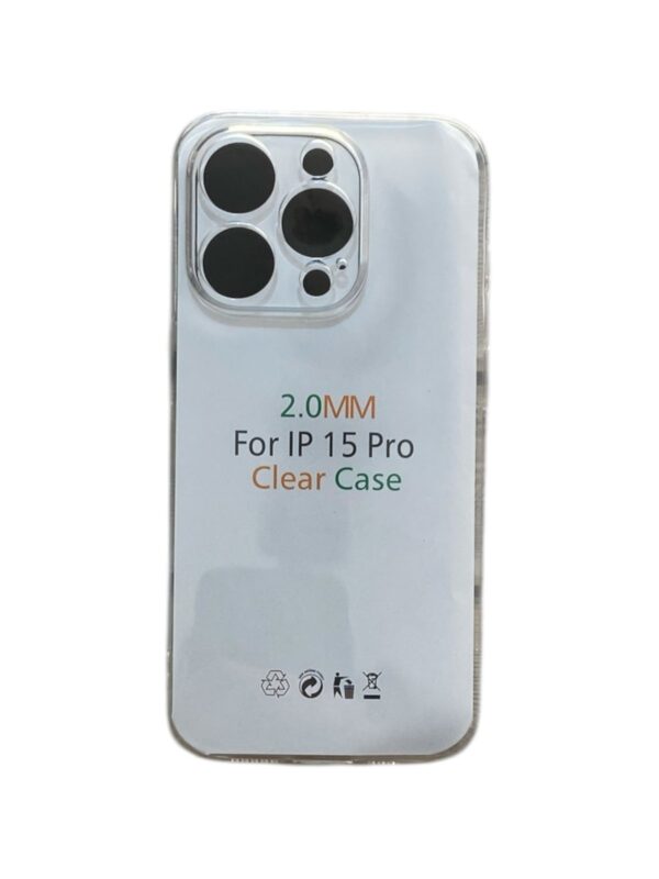 I PHONE 15 PRO CLEAR COVER