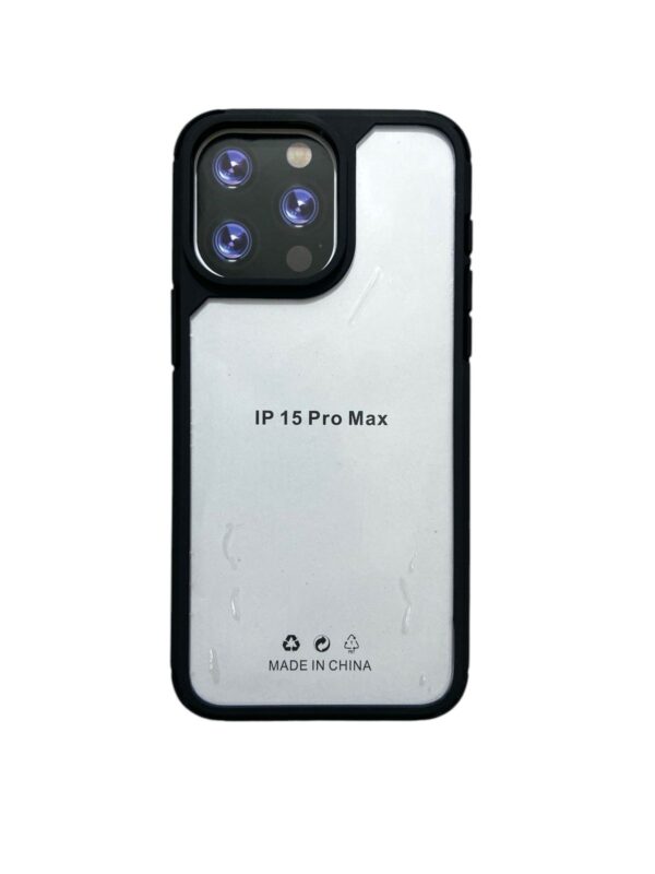 I PHONE 15 PRO MAX CRYSTAL CLEAR COVER