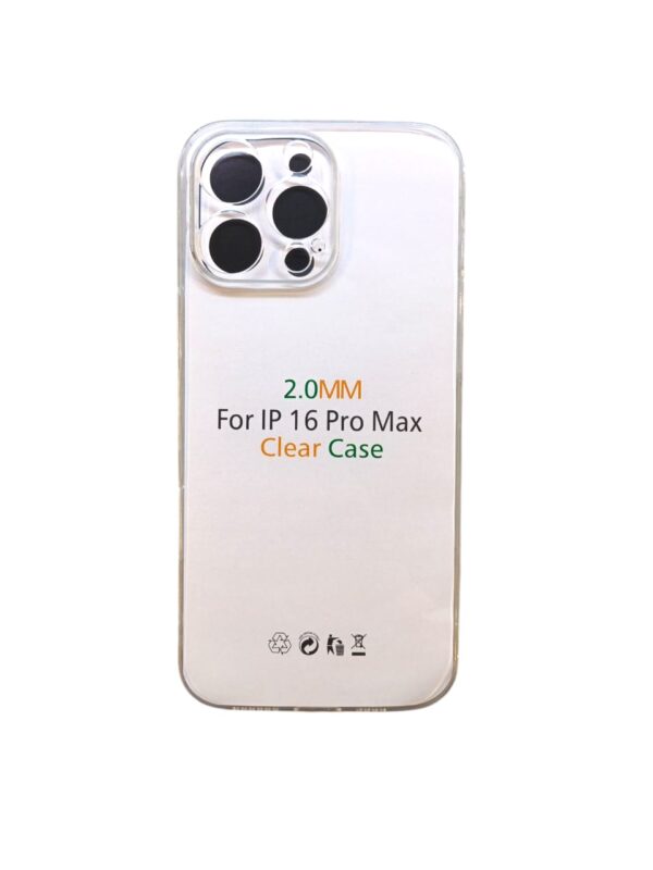 I PHONE 16 PRO MAX CLEAR COVER