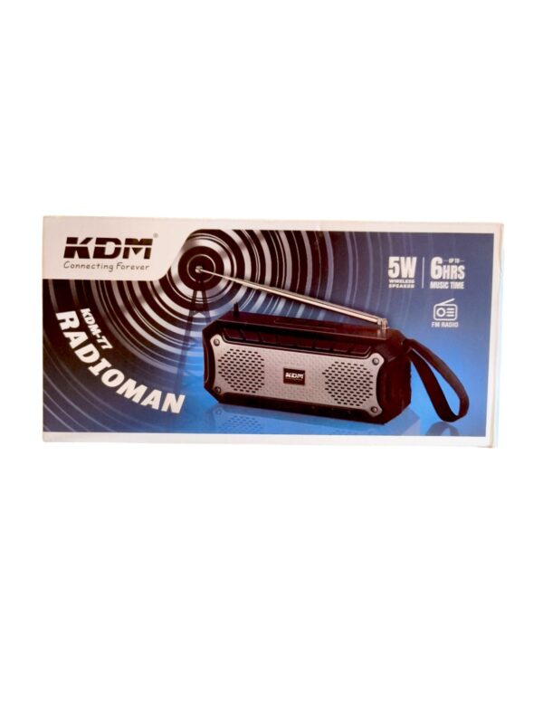 KDM-77 RADIOMAN WIRELESS SPEAKER 6HRS MUSIC TIME