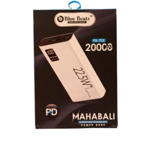 BLUE BEATZ MAHABALI SUPER FAST POWER BANK 20,000 mAh