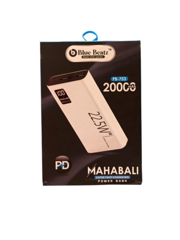 BLUE BEATZ MAHABALI SUPER FAST POWER BANK 20,000 mAh