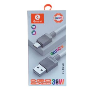 RIVANO USB to TYPE-C FAST CHARGING CABLE 120WATT