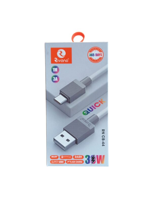 RIVANO USB to TYPE-C FAST CHARGING CABLE 120WATT