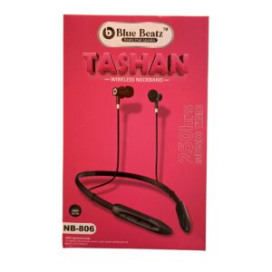 BLUE BEATZ TASHAN WIRELESS NECKBAND 250HRS MUSIC TIME