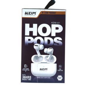 KDM HOP PODS WIRELESS EARPHONE 36 HOURS TIME
