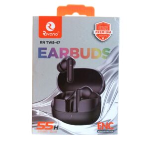 RIVANO PREMIUM QUALITY EARBUDS 55 HOURS MUSIC TIME