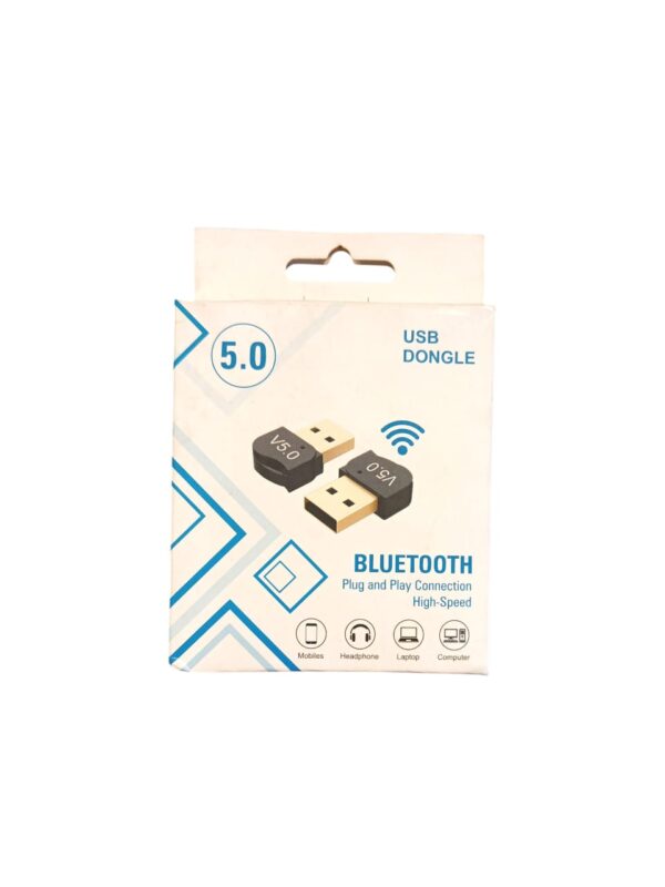 USB DONGLE BLUETOOTH PLUG and PLAY CONNECTION HIGH-SPEED 5.0