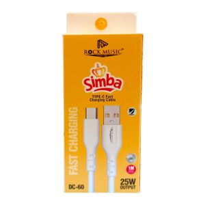 ROCK MUSIC,SIMBA TYPE-C FAST CHARGING CABLE